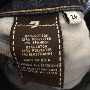 7 for all mankind jean